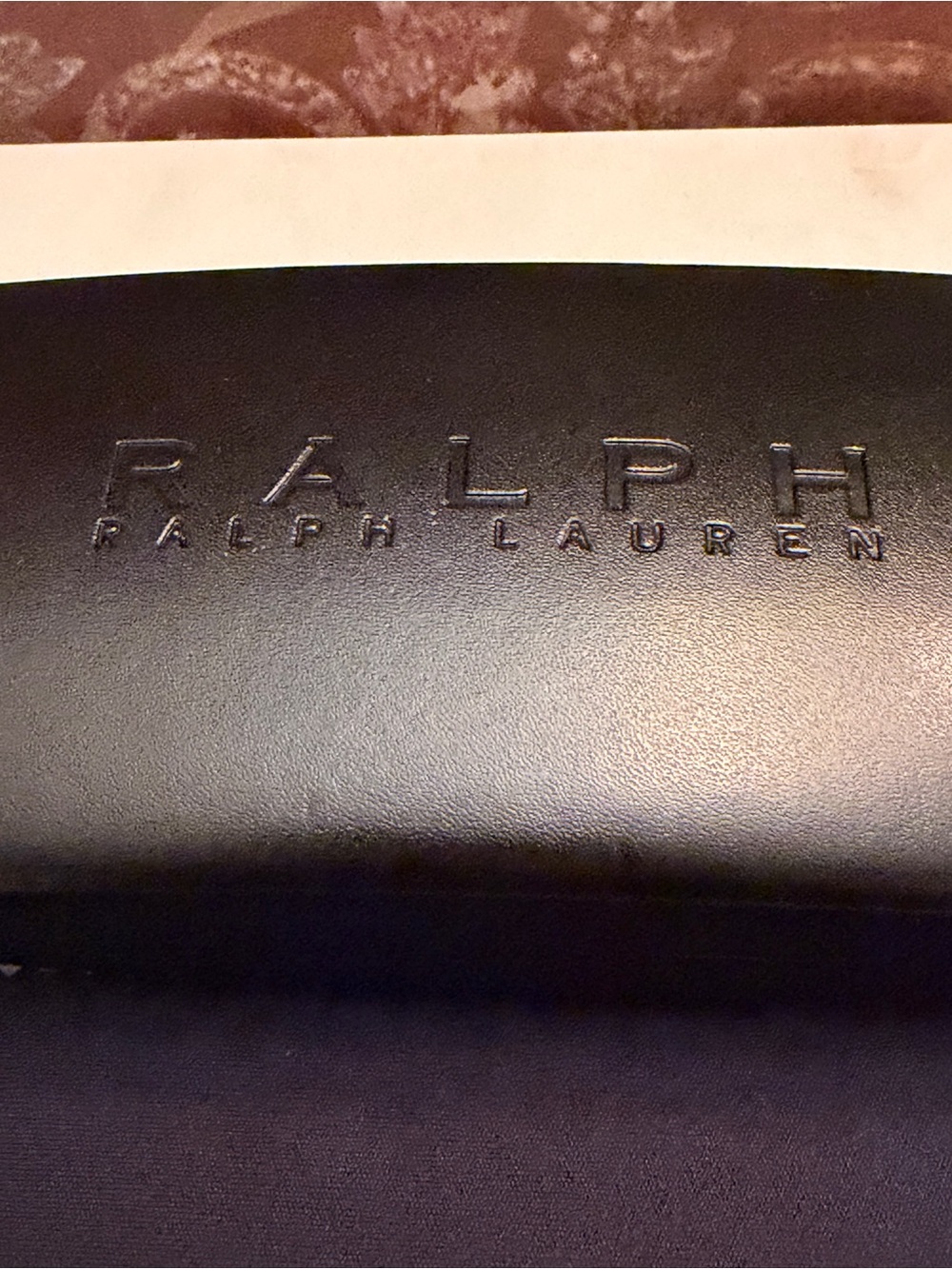 Ralph Lauren Black Hard Eyewear Case & Matching Cleaning Cloth Set (GUC) - Picture 5 of 10